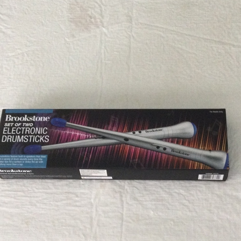 kids Electronic Drumsticks Set of Two by Brookstone New